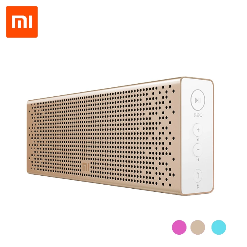 Xiaomi Bluetooth Динамик алюминиевый дом Беспроводной Портативный Поддержка Aux-в Micro SD