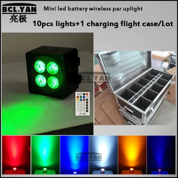 New mini 4 18W 6IN1 RGBWA UV Wireless Battery Flat Led Par Light DMX 6/10 with IR remote 10 pcs lights with case 
New mini 4 18W 6IN1 RGBWA UV Wireless Battery Flat Led Par Light DMX 6/10 with IR remote 10 pcs lights with case