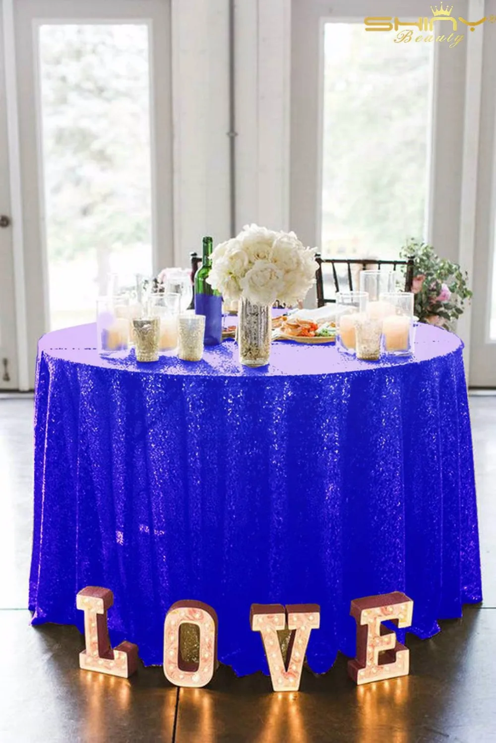 ShinyBeauty 5ft-60Inch Sequin Tablecloth,Round Royal Blue Tablecloth,Luxurious Tablecloth -R
ShinyBeauty 5ft-60Inch Sequin Tablecloth,Round Royal Blue Tablecloth,Luxurious Tablecloth -R