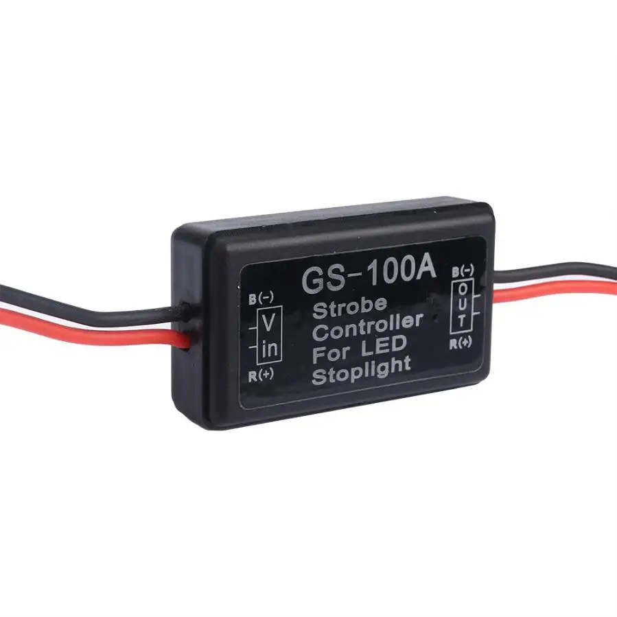 Car Styling Car Accessories GS-100A Flash Strobe Controller Flasher Module for LED Brake Tail Stop Light For Focus Passat Kia
Car Styling Car Accessories GS-100A Flash Strobe Controller Flasher Module for LED Brake Tail Stop Light For Focus Passat Kia