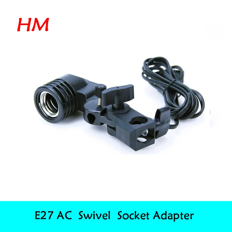 Photo Studio E27 AC Swivel Socket Adatper Light Stand Mount Umbrella Lamp Bulb Holder for all e27 Screw Light
Photo Studio E27 AC Swivel Socket Adatper Light Stand Mount Umbrella Lamp Bulb Holder for all e27 Screw Light