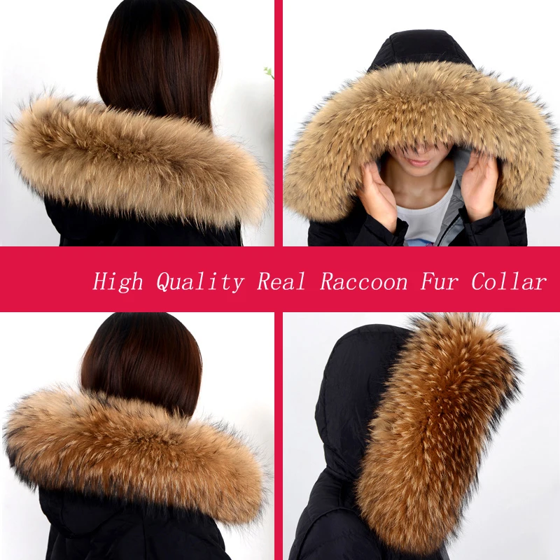 75*18cm 100% Natural Fur Collar Real Big Raccoon Fur Women Scarves Winter Coat Parkas Female Neck Cap Warm Genuine Fur Scarf Y39
75*18cm 100% Natural Fur Collar Real Big Raccoon Fur Women Scarves Winter Coat Parkas Female Neck Cap Warm Genuine Fur Scarf Y39