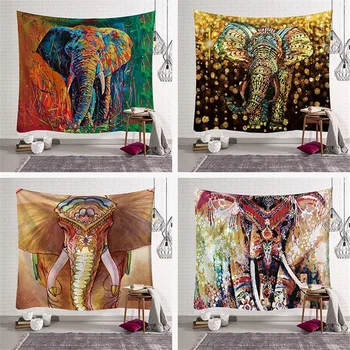Colored Elephant Drawing Pattern Art Painting Unique Design Printed Tapestry Wall Hanging Decor Hippie Yoga Mat Beach Throw
Colored Elephant Drawing Pattern Art Painting Unique Design Printed Tapestry Wall Hanging Decor Hippie Yoga Mat Beach Throw