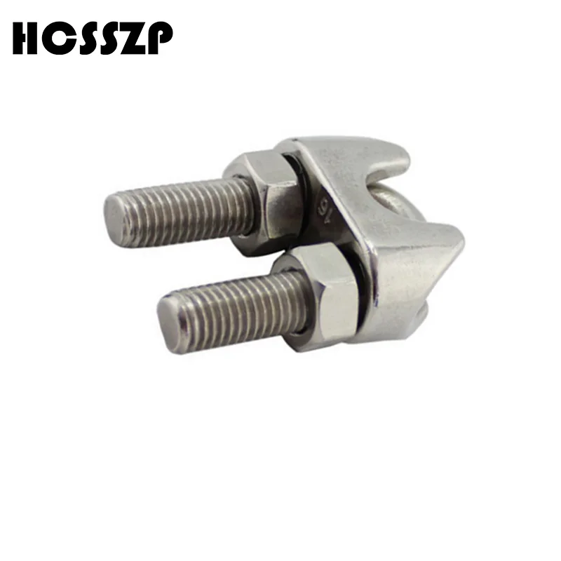 HCSSZP 10 Pcs M2/3/4/5/6/8/10/12 Wire Rope Clip U Type 304 Stainless Steel Cable Bolts Rigging Hardware Clamps Free Shipping
HCSSZP 10 Pcs M2/3/4/5/6/8/10/12 Wire Rope Clip U Type 304 Stainless Steel Cable Bolts Rigging Hardware Clamps Free Shipping