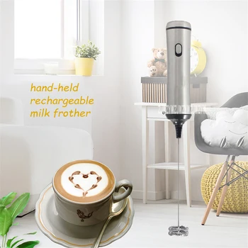 FB1501B Rechargeable Stainless Steel Milk Frother Foam Maker Hand Automatic Electric Bake Eggbeater Milk Foamer Coffee Whisk
FB1501B Rechargeable Stainless Steel Milk Frother Foam Maker Hand Automatic Electric Bake Eggbeater Milk Foamer Coffee Whisk