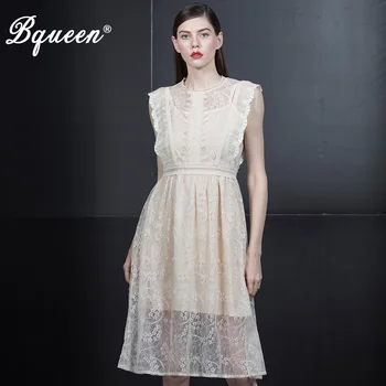 Bqueen Women Lace Casual Dresses Summer New Fashion Sleeveless Mid Dress For Lady Vestidos 2019
Bqueen Women Lace Casual Dresses Summer New Fashion Sleeveless Mid Dress For Lady Vestidos 2019