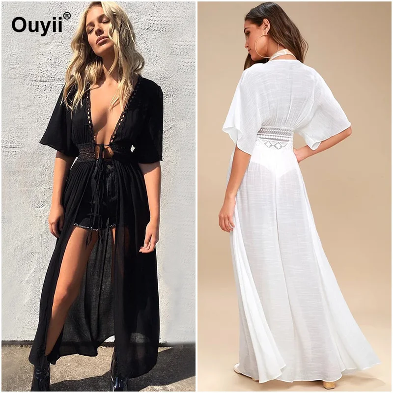 Women's Sexy Cover-Up Spell Lace Beach Blouse Holiday Sexy Sunscreen Shirt 2019 New Beach Bikini Cover-Up
Women's Sexy Cover-Up Spell Lace Beach Blouse Holiday Sexy Sunscreen Shirt 2019 New Beach Bikini Cover-Up