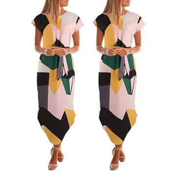 Casual plus size print Women Bohemian printing Leaves Spring Maxi Long Evening Party Dress Beach Sundress Summer Dress W5.15
Casual plus size print Women Bohemian printing Leaves Spring Maxi Long Evening Party Dress Beach Sundress Summer Dress W5.15