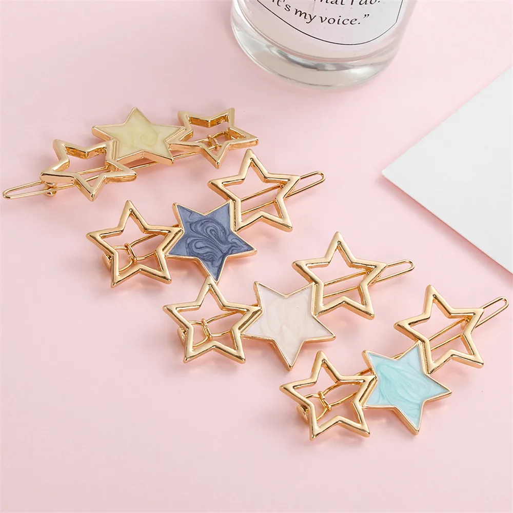 Women Cute Hair Ornament Hair Accessories Acetate Round Star Alloy Hair Clip Fashion Girls Barrettes Headwear Headband Hairpin
Women Cute Hair Ornament Hair Accessories Acetate Round Star Alloy Hair Clip Fashion Girls Barrettes Headwear Headband Hairpin