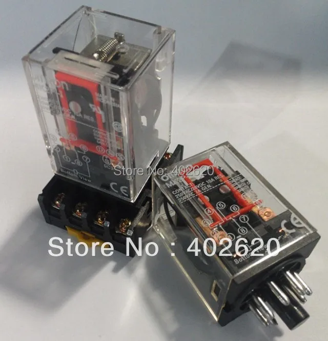 5 шт./лот Бесплатная доставка OMRON MK2P I AC 220 В реле 8 Pin 10A 250VAC с гнездом PF083A|lot mp4|relay