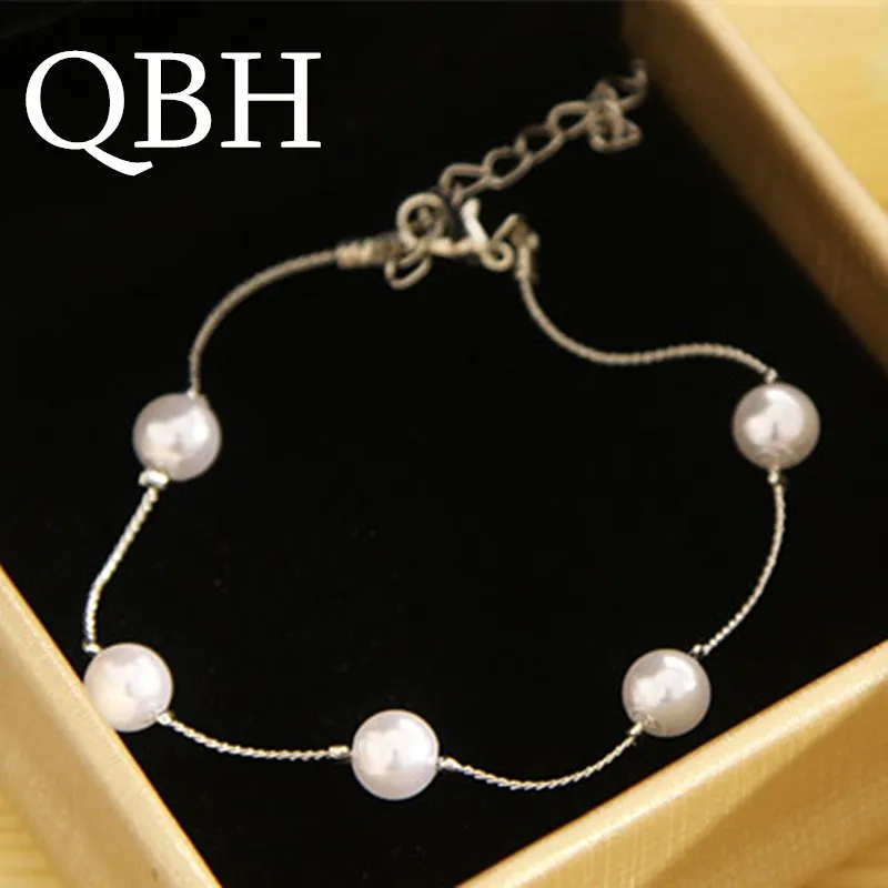 L240 New Fashion Bijoux Pulsera Minimalist Cute Imitation Pearl pulseiras Charm Link Chain Bracelets for Women Jewelry Girl Gift
L240 New Fashion Bijoux Pulsera Minimalist Cute Imitation Pearl pulseiras Charm Link Chain Bracelets for Women Jewelry Girl Gift
