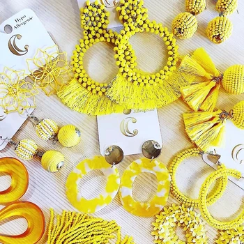 Miwens 2019 Fashion Designs Dangle Drop Earrings Women Yellow Colors Beads Geometric Factory Dripshipping Jewelry Gifts Brincos
Miwens 2019 Fashion Designs Dangle Drop Earrings Women Yellow Colors Beads Geometric Factory Dripshipping Jewelry Gifts Brincos
