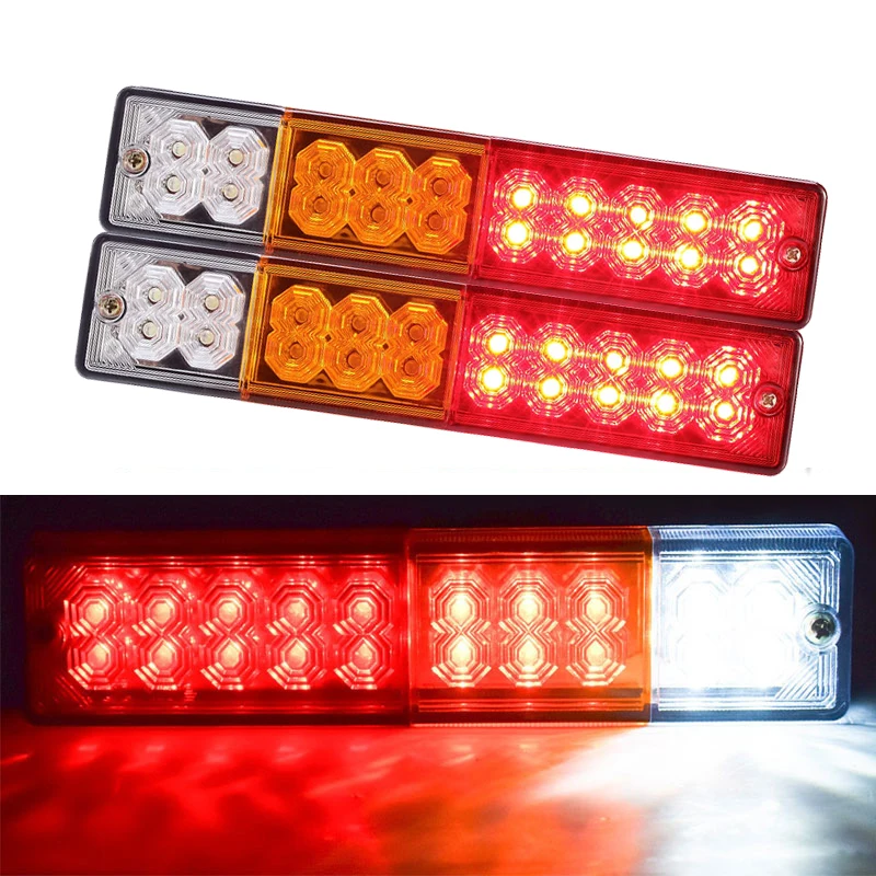 Waterproof 20 leds ATV Trailer Truck LED Tail Light Lamp Yacht Car Taillight Reversing Running Brake Turn Lights 12V
Waterproof 20 leds ATV Trailer Truck LED Tail Light Lamp Yacht Car Taillight Reversing Running Brake Turn Lights 12V