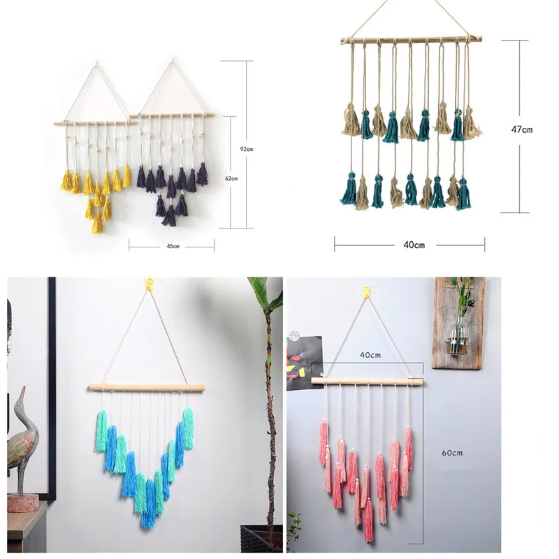 Bohemian Handmade Dream Catcher Macrame Cotton Wall Hanging Tapestry Home Decor Gift Wedding Decoration bedroom ANLUVE
Bohemian Handmade Dream Catcher Macrame Cotton Wall Hanging Tapestry Home Decor Gift Wedding Decoration bedroom ANLUVE