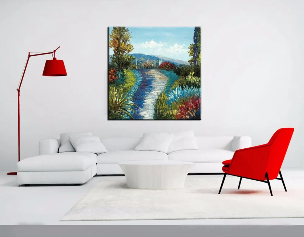 Hand Paint Wall Art Acrylic Pictures Handmade Modern Abstract Mediterranean Palette Knife Oil Painting on Canvas for living Room
Hand Paint Wall Art Acrylic Pictures Handmade Modern Abstract Mediterranean Palette Knife Oil Painting on Canvas for living Room