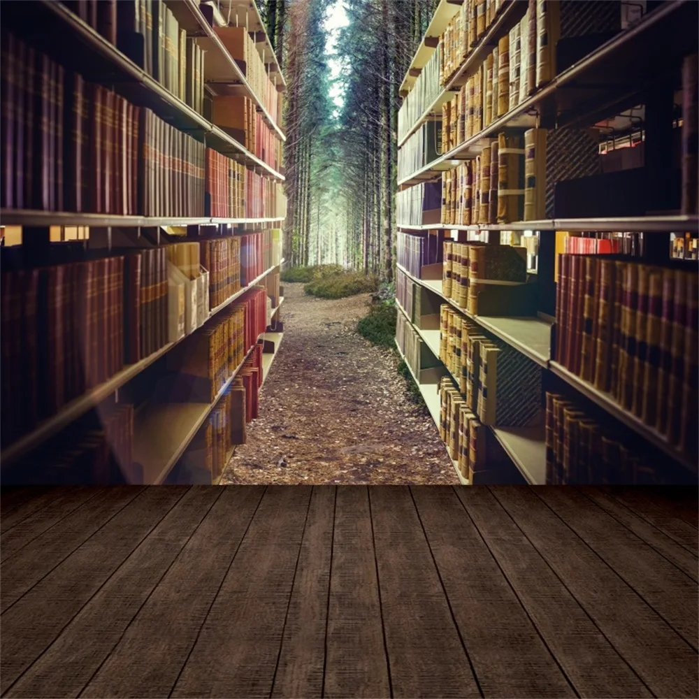 Laeacco Old Wooden Bookshelf Books Forest Corridor Floor Baby Portrait Photo Backgrounds Photographic Backdrops For Photo Studio
Laeacco Old Wooden Bookshelf Books Forest Corridor Floor Baby Portrait Photo Backgrounds Photographic Backdrops For Photo Studio