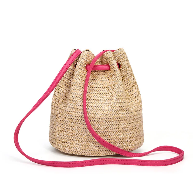 Women Straw Bag Bucket Handbag Women Messenger Bags Travel Daily Drawstring Weave Tassels Shoulder Bag
Women Straw Bag Bucket Handbag Women Messenger Bags Travel Daily Drawstring Weave Tassels Shoulder Bag