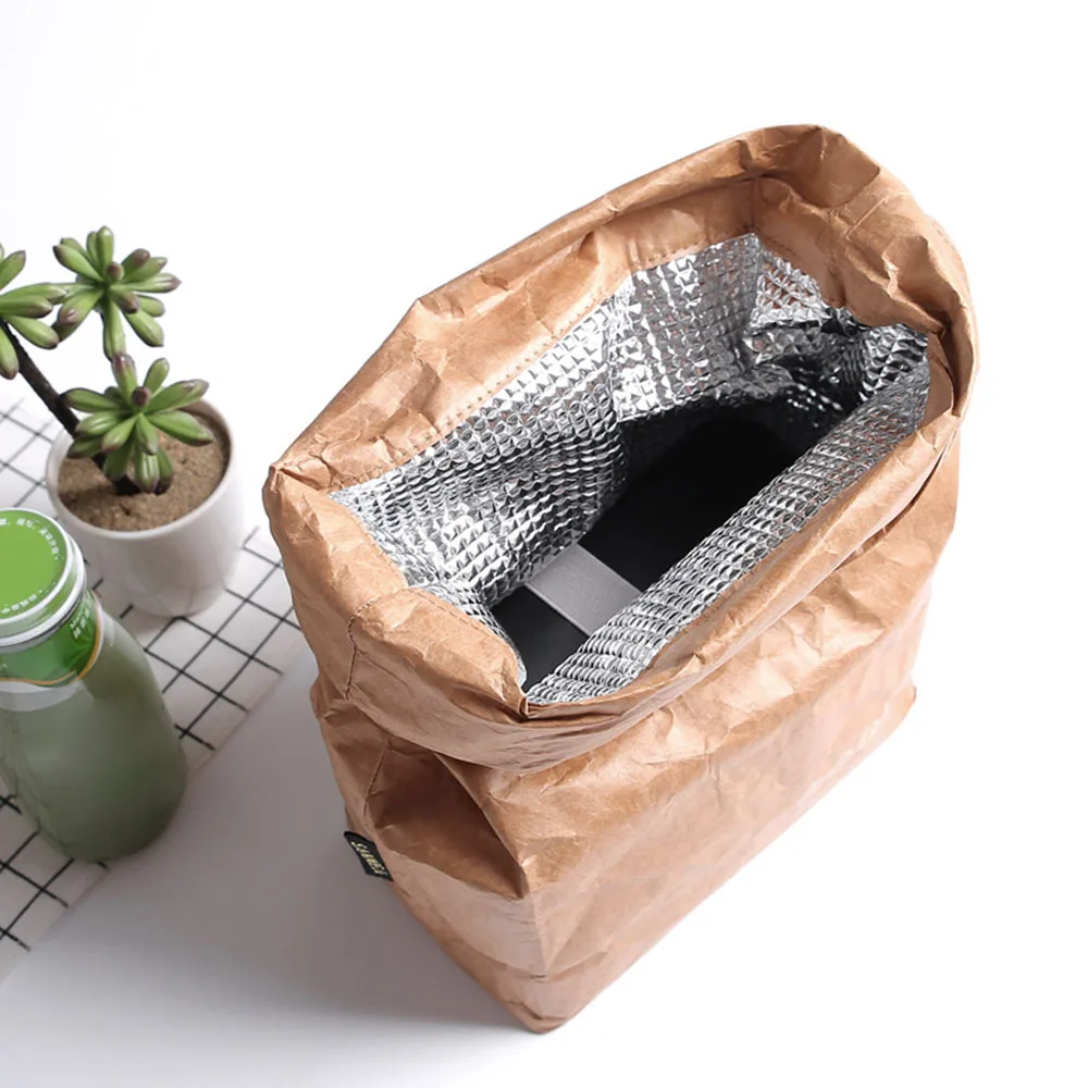 New Kraftpaper Lunch Bags for Women Men Kids Waterproof Insulated Cooler Bags Thermal Aluminum Foldable Picnic Bag
New Kraftpaper Lunch Bags for Women Men Kids Waterproof Insulated Cooler Bags Thermal Aluminum Foldable Picnic Bag