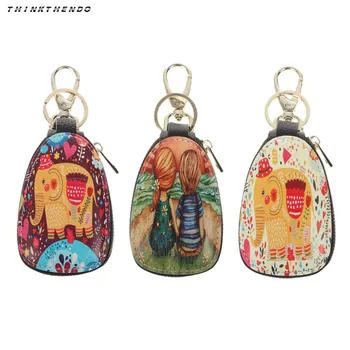 THINKTHENDO Fashion Men Women PU Leather Mini Car Key Holder Cartoon Printing Wallet Case Pouch Purse Key Bag with Keychain New
THINKTHENDO Fashion Men Women PU Leather Mini Car Key Holder Cartoon Printing Wallet Case Pouch Purse Key Bag with Keychain New