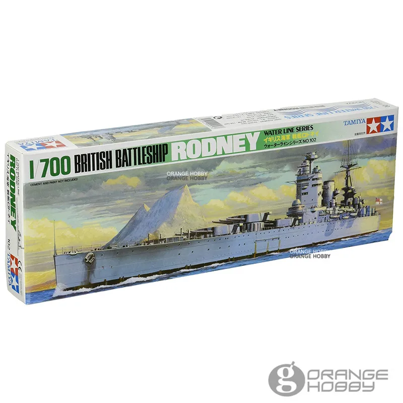 OHS Tamiya 77502 1/700 British BattleShip Rodney Water Line Ver. Assembly Scale Model Building Kits G
OHS Tamiya 77502 1/700 British BattleShip Rodney Water Line Ver. Assembly Scale Model Building Kits G