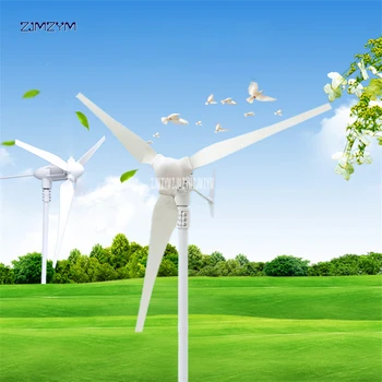 Wind Turbine Blade 3 Aerogenerator 24v Windmill Generator 740r / m Small Wind Power Generator 12v Wind Turbina Generator Z-500W
Wind Turbine Blade 3 Aerogenerator 24v Windmill Generator 740r / m Small Wind Power Generator 12v Wind Turbina Generator Z-500W