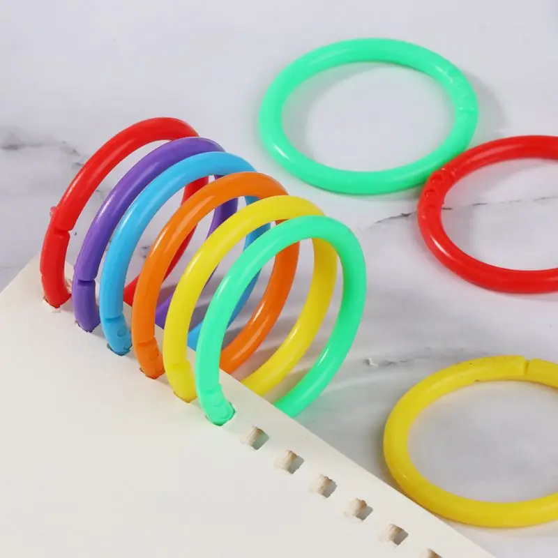 20x 35mm Creative Plastic Circle Multi-Functional Loose Leaf Ring Binder Hoop For DIY Photo Scrapbook Album Book Office
20x 35mm Creative Plastic Circle Multi-Functional Loose Leaf Ring Binder Hoop For DIY Photo Scrapbook Album Book Office