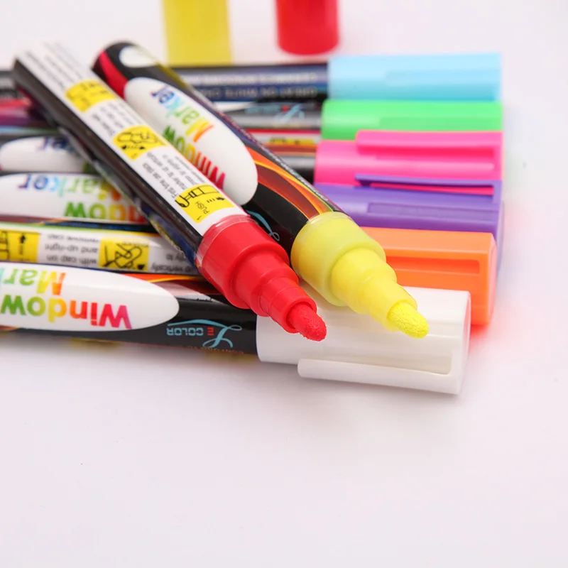 10 Color 6mm Liquid Chalk Pens LED Board Highlighter Markers For The Board Pen Erasable Chancery Whiteboard Markers
10 Color 6mm Liquid Chalk Pens LED Board Highlighter Markers For The Board Pen Erasable Chancery Whiteboard Markers