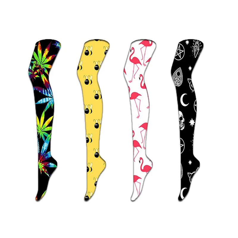 2019 Womens Female Long Knee Sock Girls Women Fashion Printed Thin Stockings Thigh High Over Knee High Socks 6JQ-SW30
2019 Womens Female Long Knee Sock Girls Women Fashion Printed Thin Stockings Thigh High Over Knee High Socks 6JQ-SW30