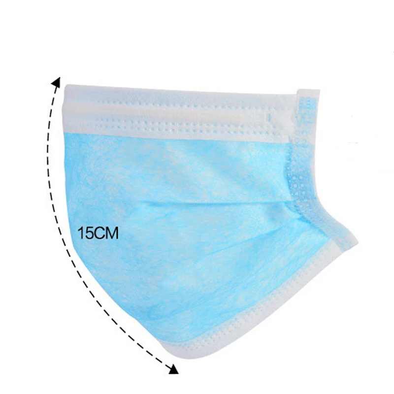 50pcs/bag High Quality 3 Layer Non-woven Fabric Mouth Face Masks Disposable Respirator Health Anti Dust Mask
50pcs/bag High Quality 3 Layer Non-woven Fabric Mouth Face Masks Disposable Respirator Health Anti Dust Mask