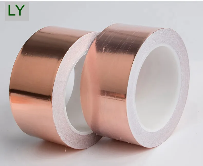 

5 Rolls Width 20mm x 30m,Copper foil tape with conductive adhesive Single-guided copper tape,Shielding tape,Heat-resistant