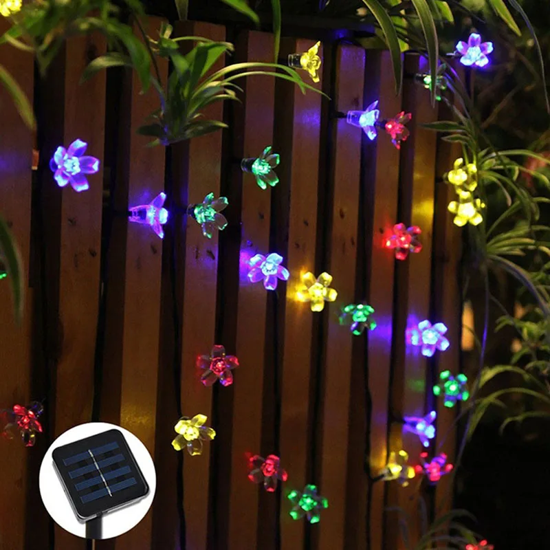 New 50 LEDS 7M Peach Ledertek Flower Solar Lamp Power LED String Fairy Lights Solar Garlands Garden Christmas Decor For Outdoor
New 50 LEDS 7M Peach Ledertek Flower Solar Lamp Power LED String Fairy Lights Solar Garlands Garden Christmas Decor For Outdoor