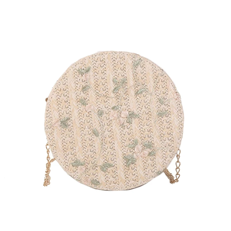 Bohemia Beach Rattan Bag Women Floral Print Chain Woven Messenger Shoulder Bag Small Round Straw Bag
Bohemia Beach Rattan Bag Women Floral Print Chain Woven Messenger Shoulder Bag Small Round Straw Bag