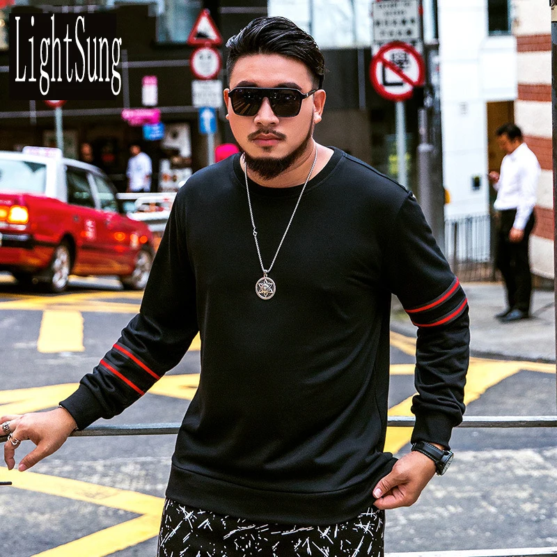 Fashion 2018 autumn winter new arrive plus size plus size o neck men black sweater male loose red stripe shirt
Fashion 2018 autumn winter new arrive plus size plus size o neck men black sweater male loose red stripe shirt