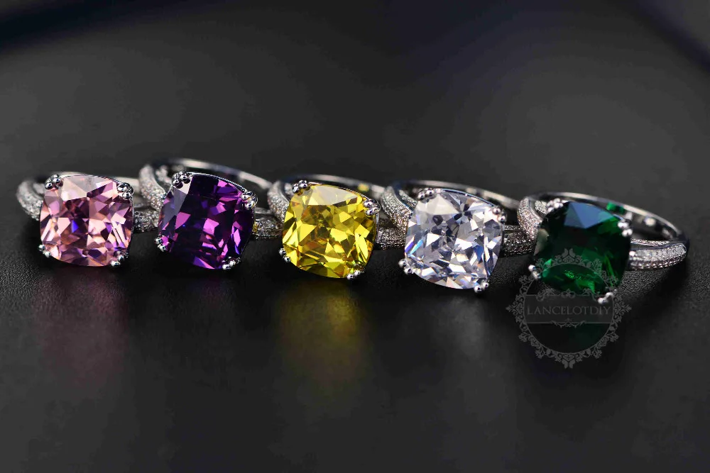 12.5MM Silver Multi Color Sqaure CZ Cubic Zirconia Pave Setting Fashion Women Elegant Luxury Wedding Rings 6230027
12.5MM Silver Multi Color Sqaure CZ Cubic Zirconia Pave Setting Fashion Women Elegant Luxury Wedding Rings 6230027