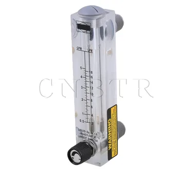 CNBTR 17 x 3.2cm LZM-15T 0.5-5GPM 2-18LPM Panel Type Flow Meter Flowmeter for Water Liquid Measurement With Adjustable Knob
CNBTR 17 x 3.2cm LZM-15T 0.5-5GPM 2-18LPM Panel Type Flow Meter Flowmeter for Water Liquid Measurement With Adjustable Knob