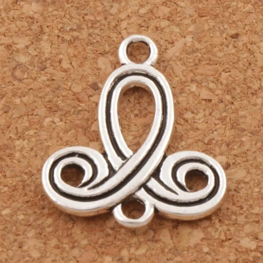 Triangle Infinity Charm Beads 2-Hole Connector 19.2x22.5mm Antique Silver Fit Infinity Leather Bracelets DIY L1204 LZsilver
Triangle Infinity Charm Beads 2-Hole Connector 19.2x22.5mm Antique Silver Fit Infinity Leather Bracelets DIY L1204 LZsilver