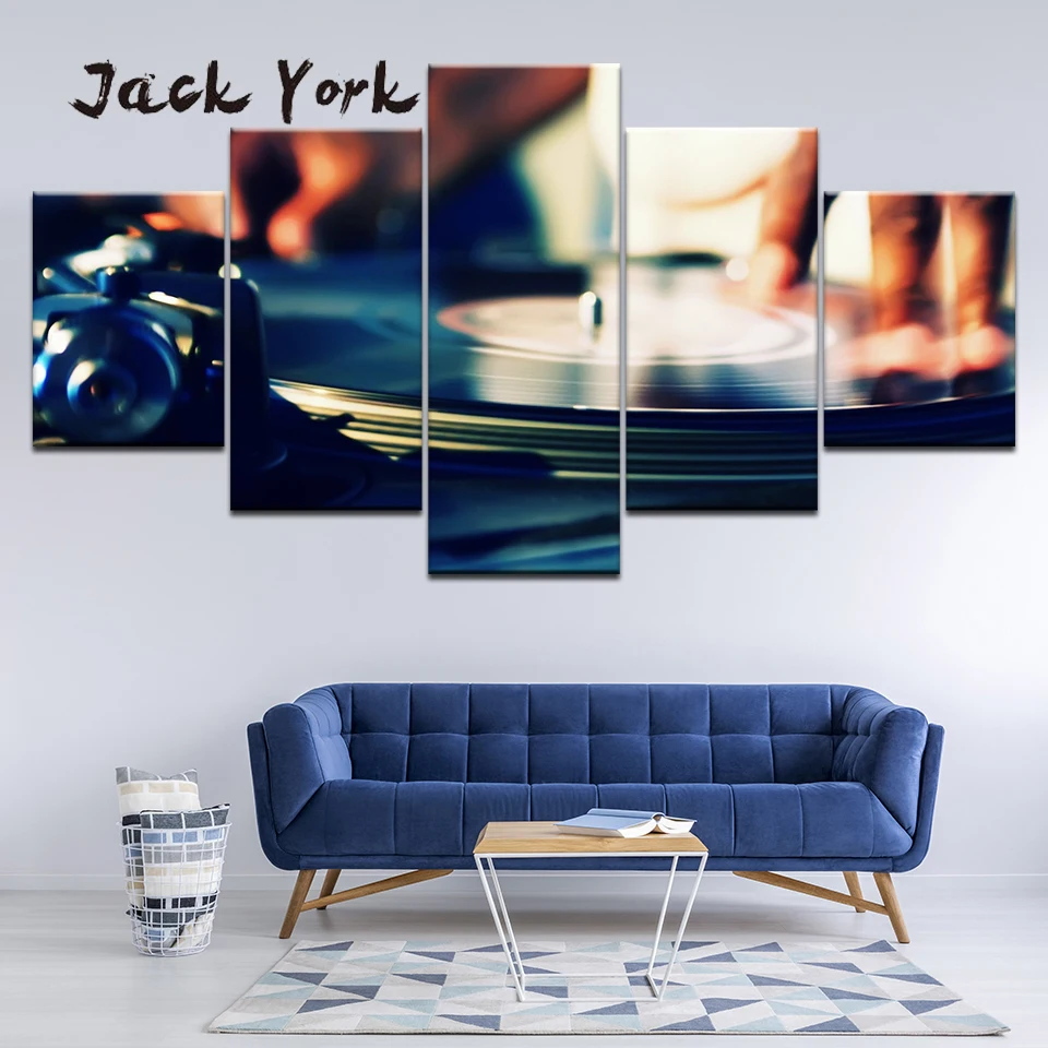 Cute DJ Underwear Headphones Canvas wall Art prints high quality great value