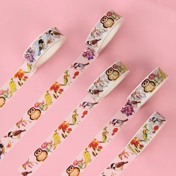 DIY Paper Washi Tape Cartoon Wings And Branches Decorative Adhesive Tape Masking Tape Stickers Size 15mm*10m
DIY Paper Washi Tape Cartoon Wings And Branches Decorative Adhesive Tape Masking Tape Stickers Size 15mm*10m