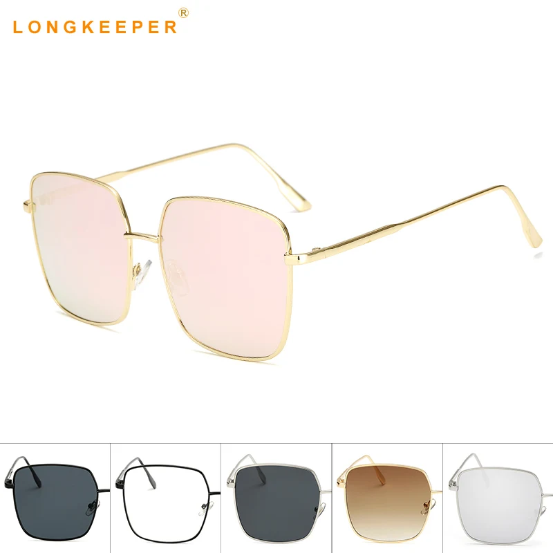 Men Women Brand Designer Sunglasses Vintage Square Small Metal Frame Sun Glasses Clear Lens for Female Coating Shades LongKeeper
Men Women Brand Designer Sunglasses Vintage Square Small Metal Frame Sun Glasses Clear Lens for Female Coating Shades LongKeeper