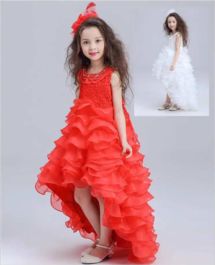 White and Red Flower Girls Dresses for Wedding Layered Evening vestidos Princess Party Dress Sleevless Summer Dress girl dress
White and Red Flower Girls Dresses for Wedding Layered Evening vestidos Princess Party Dress Sleevless Summer Dress girl dress
