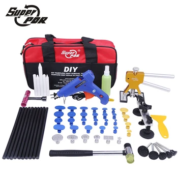 Super PDR dent removal tools paintless dent Hot Melt Glue Gun Pulling Bridge Rubber Hammer Dent Puller removing dents tools set
Super PDR dent removal tools paintless dent Hot Melt Glue Gun Pulling Bridge Rubber Hammer Dent Puller removing dents tools set