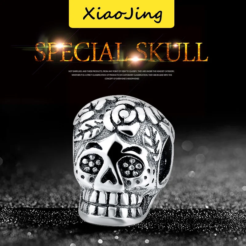 Classic Special skull Beads Fit European Bracelets Fashion beads Jewelry making 925 sterling silver charms christmas Gifts
Classic Special skull Beads Fit European Bracelets Fashion beads Jewelry making 925 sterling silver charms christmas Gifts
