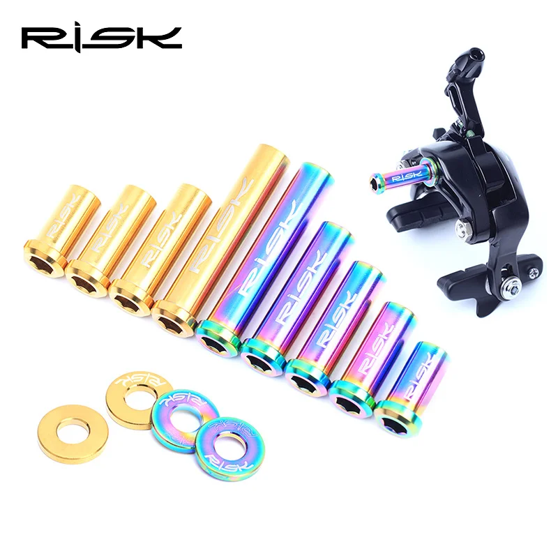 1 Set Risk Bicycle V Brake Caliper TC 4 Titanium Road Bike C Clamp Fixed Nuts With Washer M6 x 10/15/20/25/30/40mm Cycling Parts
1 Set Risk Bicycle V Brake Caliper TC 4 Titanium Road Bike C Clamp Fixed Nuts With Washer M6 x 10/15/20/25/30/40mm Cycling Parts