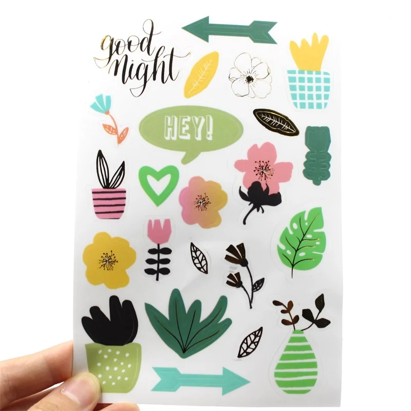 YPP CRAFT Lovely Flowers PVC Stickers for Scrapbooking Happy Planner/Card Making/Journaling Project
YPP CRAFT Lovely Flowers PVC Stickers for Scrapbooking Happy Planner/Card Making/Journaling Project