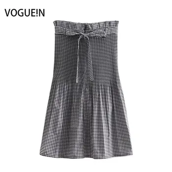 VOGUEIN New Womens Summer Plaid Checks Print Pleated Detail Bow Tie Zipper Midi Skirt Wholesale
VOGUEIN New Womens Summer Plaid Checks Print Pleated Detail Bow Tie Zipper Midi Skirt Wholesale