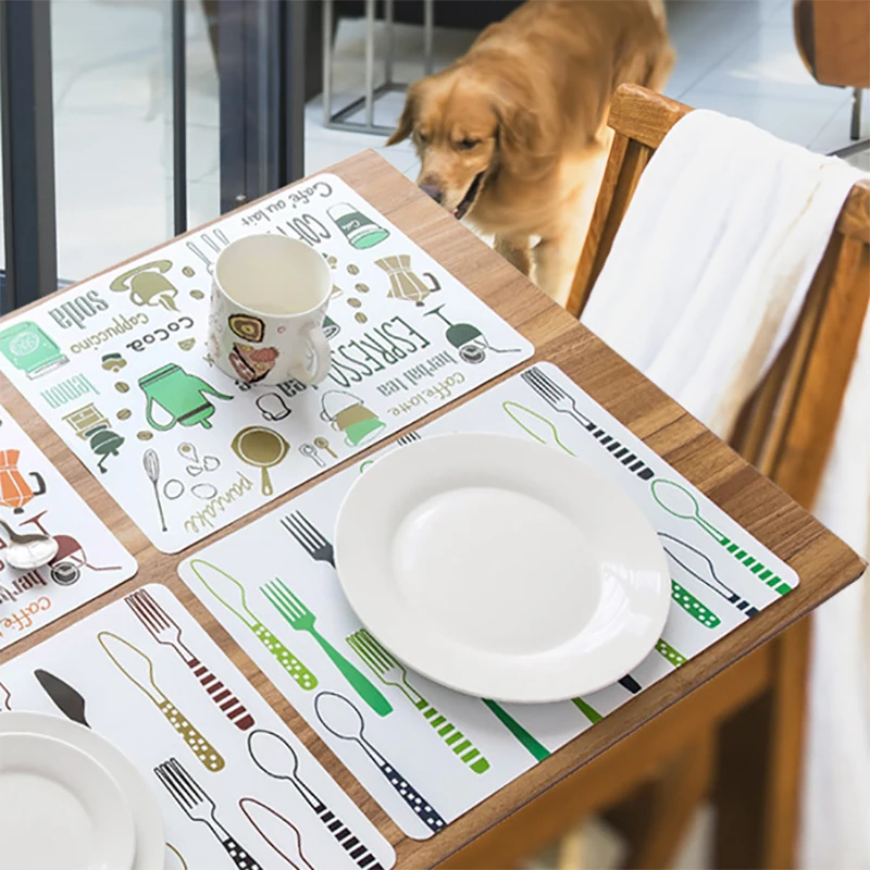 Cartoon Pattern Waterproof Mat Plastic Heat-proof Place Table Mat Heat Insulation Mat Household Products
Cartoon Pattern Waterproof Mat Plastic Heat-proof Place Table Mat Heat Insulation Mat Household Products