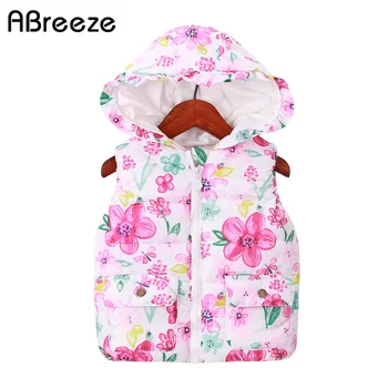 New classic autumn winter children vest casual floral print baby girls waistcoats 1-7Y kids hooded vest coats for girls 
New classic autumn winter children vest casual floral print baby girls waistcoats 1-7Y kids hooded vest coats for girls