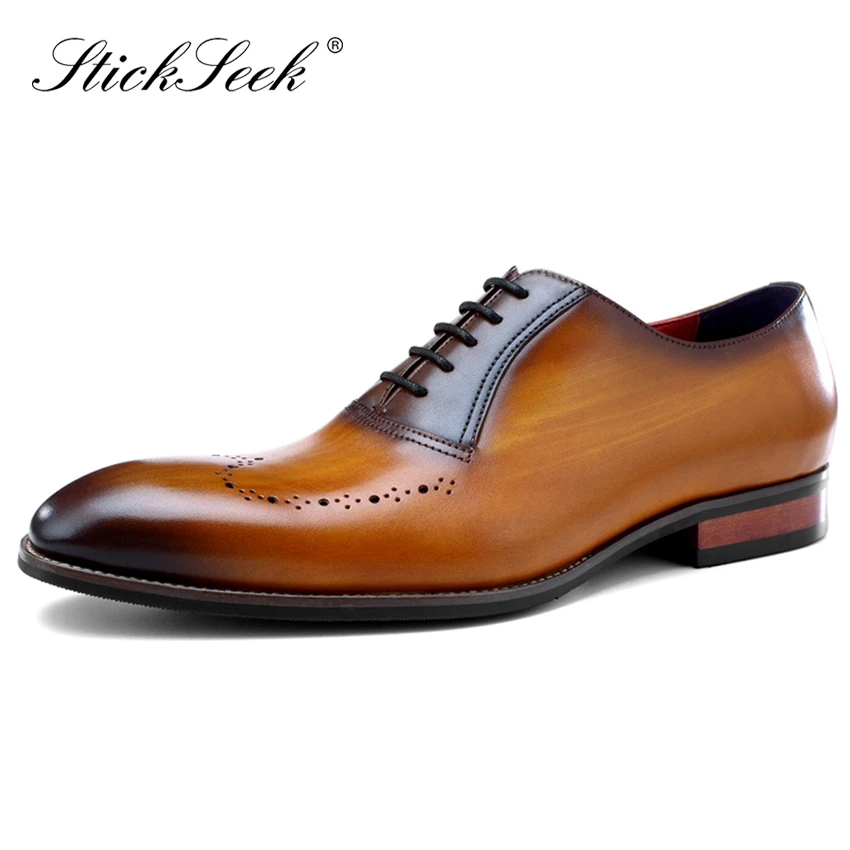 New Design Genuine Leather Formal Dress Man Wedding Party Shoes Square Toe Handmade Men's Medallion Breathable Oxfords SK194
New Design Genuine Leather Formal Dress Man Wedding Party Shoes Square Toe Handmade Men's Medallion Breathable Oxfords SK194