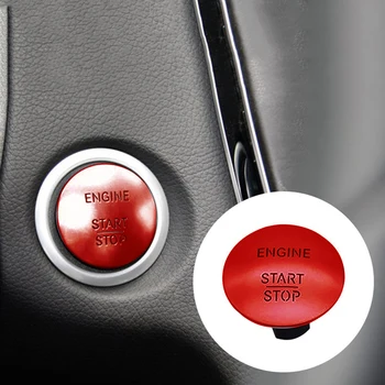 1 Piece Start Stop Engine One Button Keyless Switch Red Fittings For Mercedes-Benz W164 W205 Switches & Relays
