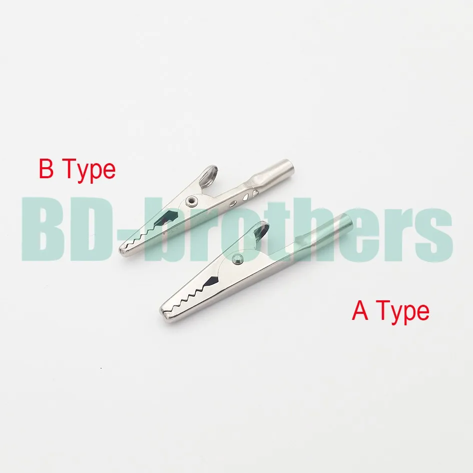 Metal Round Tail Alligator Clip crocodile electrical Clamp FOR Testing Probe Meter 51.5MM Hardware accessories 7000pcs/lot
Metal Round Tail Alligator Clip crocodile electrical Clamp FOR Testing Probe Meter 51.5MM Hardware accessories 7000pcs/lot